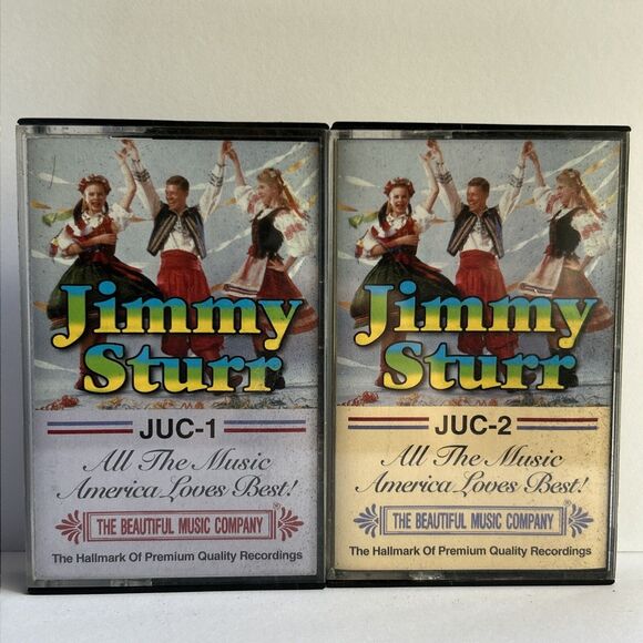 Other - Set of 2 Jimmy Sturr Giant Polka Hits & Medleys Cassette Tapes